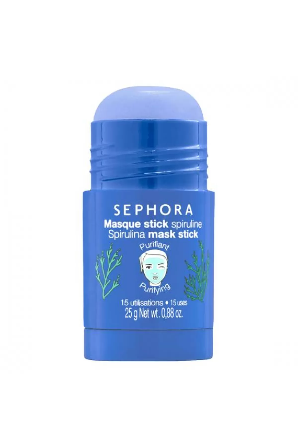 تهیه شده از مواد طبیعی،پاک کننده و تمیز کننده پوست از آلودگی ها،تمیز کننده منافذ پوست سفورا SEPHORA ماسک اسپیرولینا