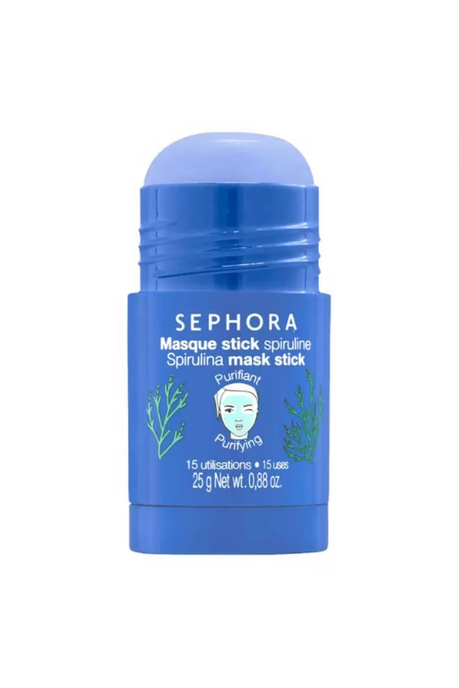 تهیه شده از مواد طبیعی،پاک کننده و تمیز کننده پوست از آلودگی ها،تمیز کننده منافذ پوست سفورا SEPHORA ماسک اسپیرولینا