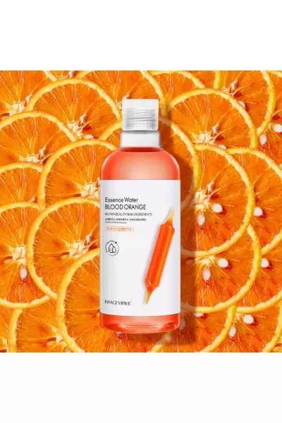 حاوی عصاره پرتقال خونی شفاف کننده لیفت کننده ضدآکنه مناسب برای همه پوست ها افزایش قابلیت ارتجاعی پوست Essence Water BLOOD ORANGE امیجز IMAGES اسنس پرتقال خونی
