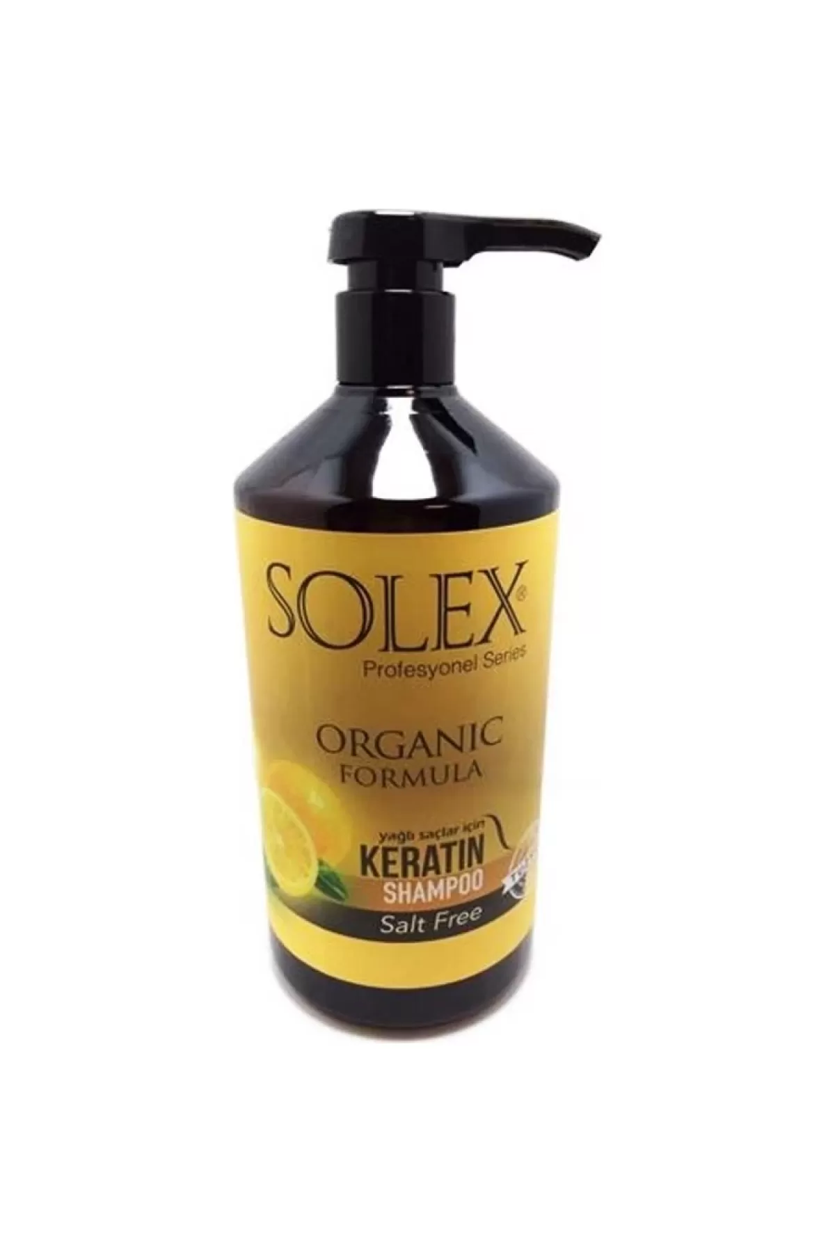 حاوی کراتین بدون نمک مناسب برای موهای چرب سولکس SOLEX شامپو کراتینه لیمویی