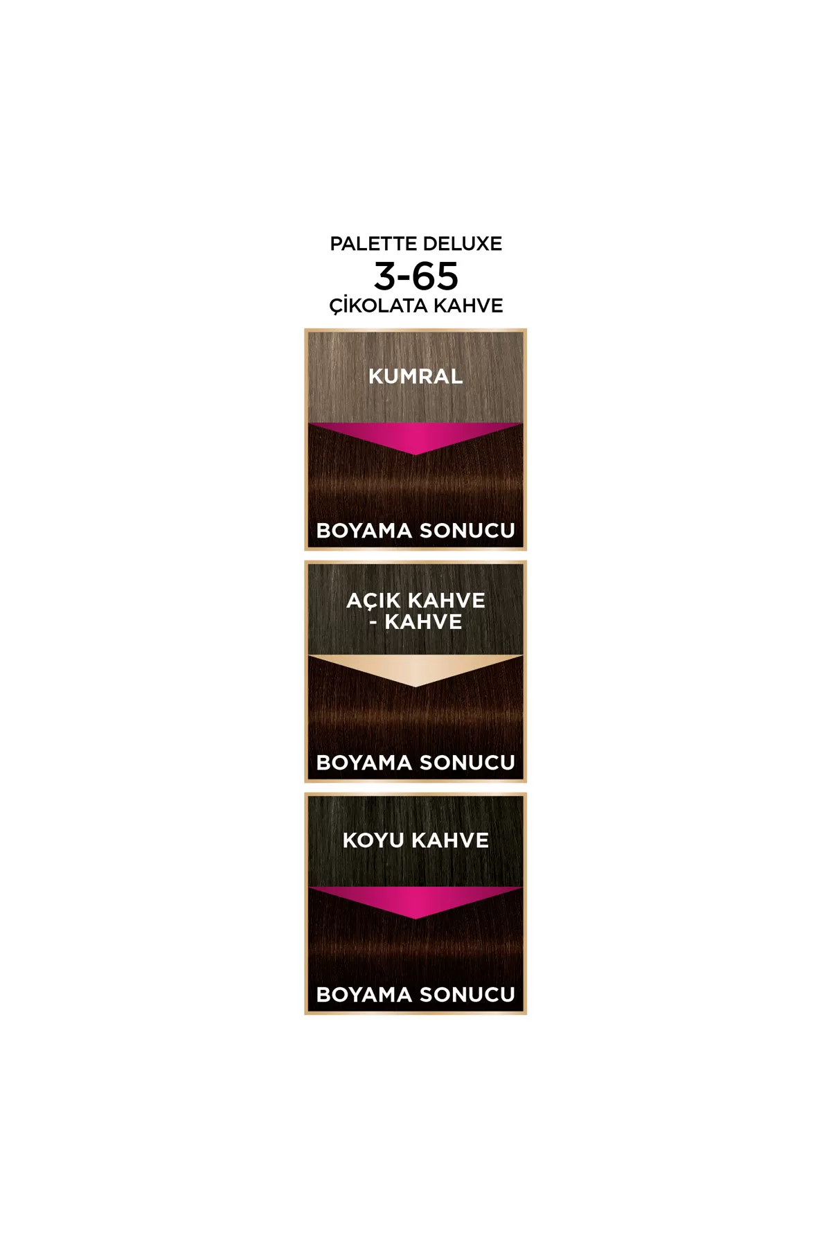 رنگ مو تقویت مو رنگ دهی یک دست پالت Palette رنگ مو قهوه ای شکلاتی شماره 36 3