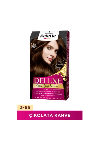 رنگ مو تقویت مو رنگ دهی یک دست پالت Palette رنگ مو قهوه ای شکلاتی شماره 36 3