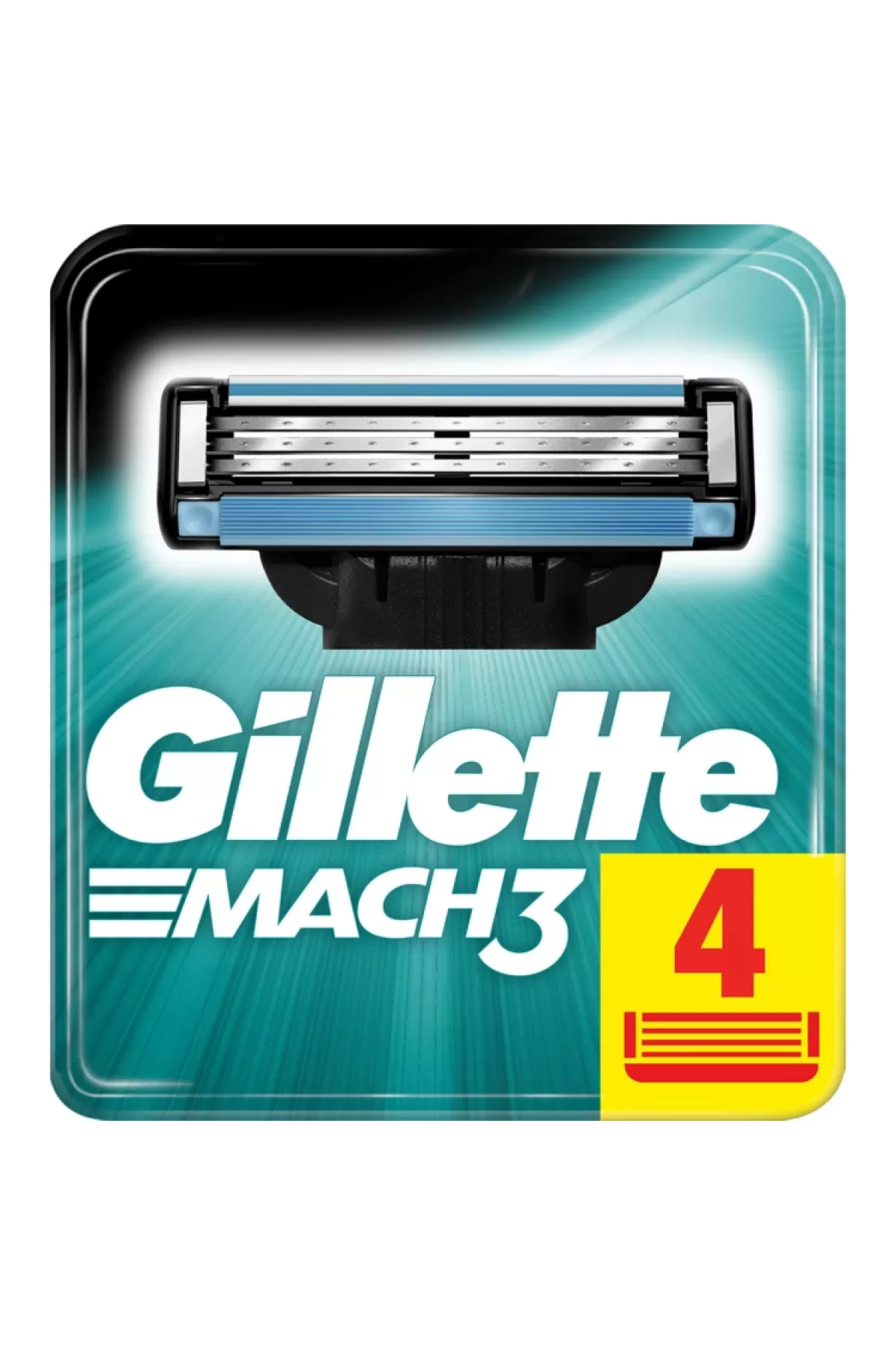 ژیلت Gillette یدک ۴ تایی خود تراش Mach 3
