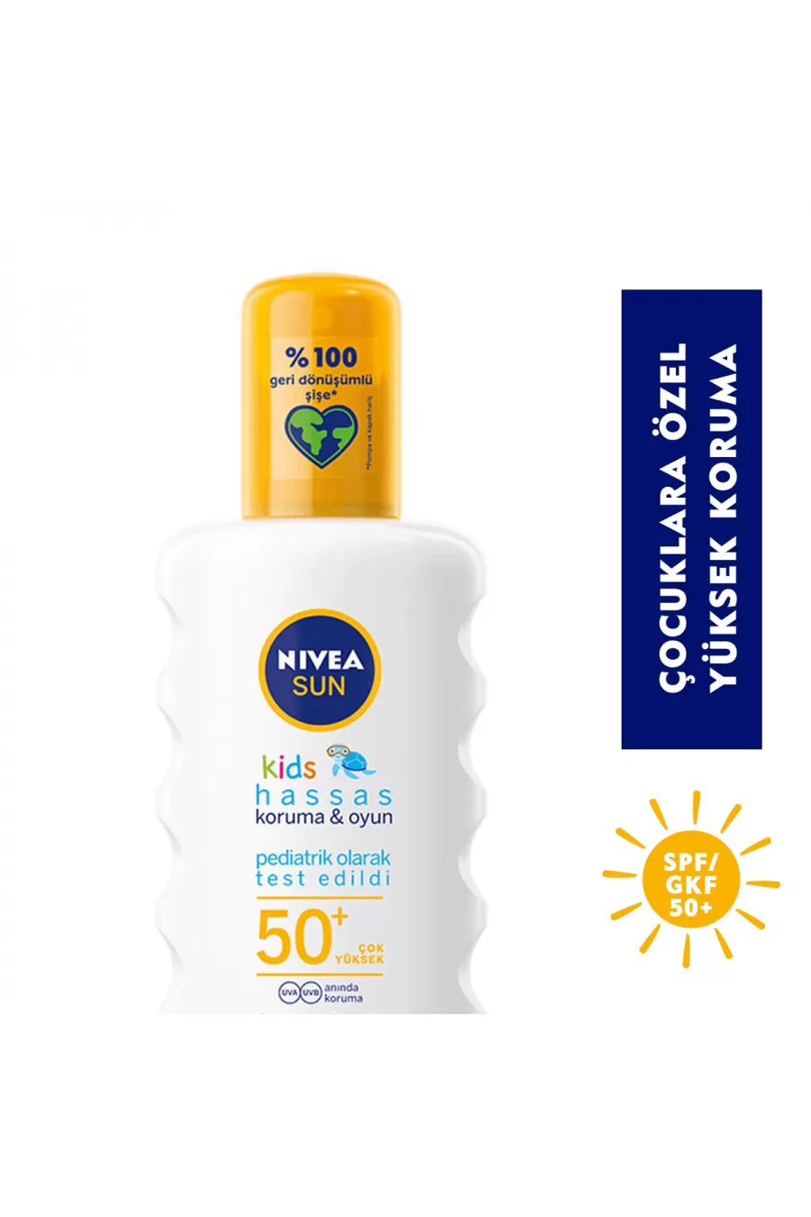 محافظت از پوست در برابر اشعه آفتاب UVA/UVB حاوی SPF 50 نیوآ NIVEA ضد آفتاب بدن کودکان