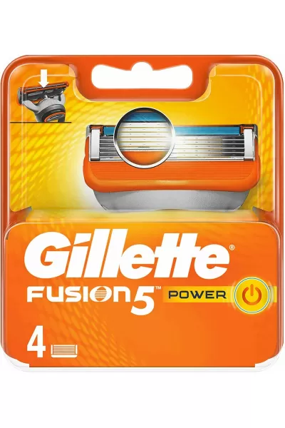 ژیلت Gillette یدک ۴ تایی ژیلت Fusion 5 Power