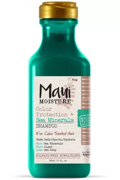 محافظت از موهای رنگ شده حاوی مواد معدنی دریایی بدون سولفات ترمیم کننده موهای آسیب دیده Sea Minerals مای Maui شامپو دریایی