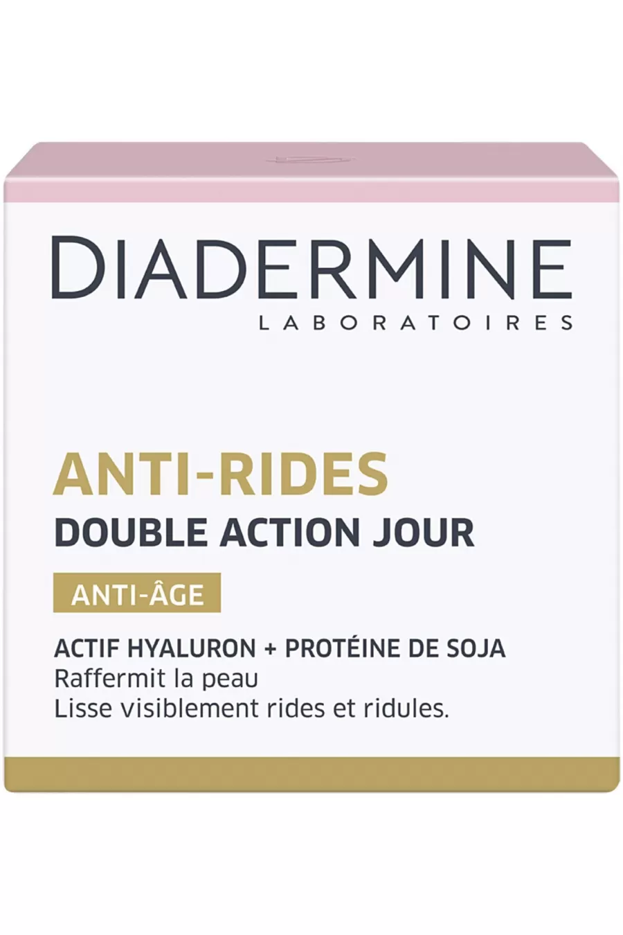 حاوی عصاره سویا آبرسانی و مرطوب کننده ANTI RIDES DOUBLE ACTION دیادرمین Diadermine کرم روز ضد چروک دابل اکشن