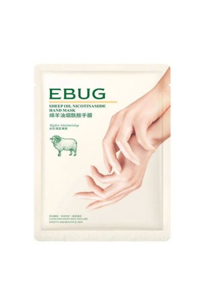 ماسک دست لایه بردار و مرطوب کننده ایباگ EBUG ماسک دست لایه بردار و مرطوب کننده شیر بز Ebug